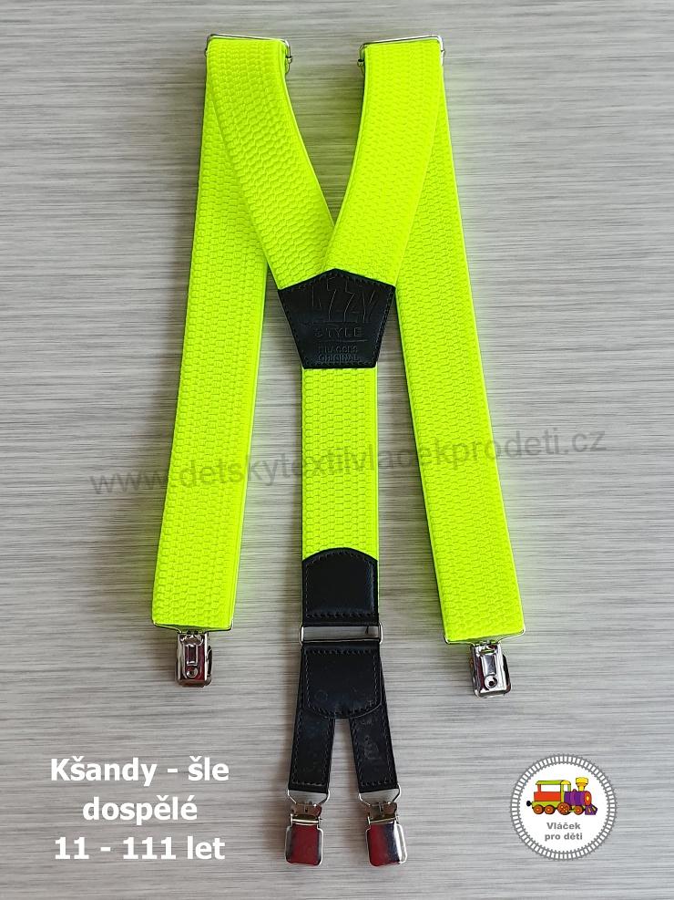 NOVINKA-Dospělé kšandy, šle pro velké kluky a holky - 4cm široká guma