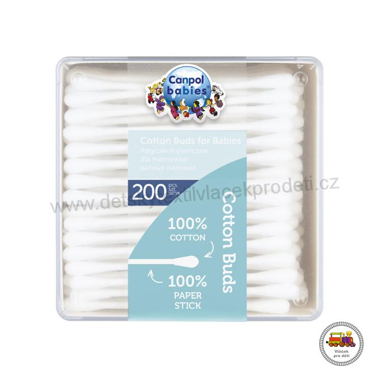 Vatové tyčinky papírové 200ks 3/116