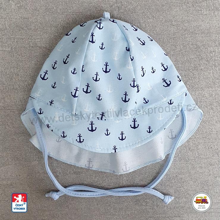 NOVINKA-Dívčí bavlněné letní šátky + plátěné čepičky vel. M, L, XL