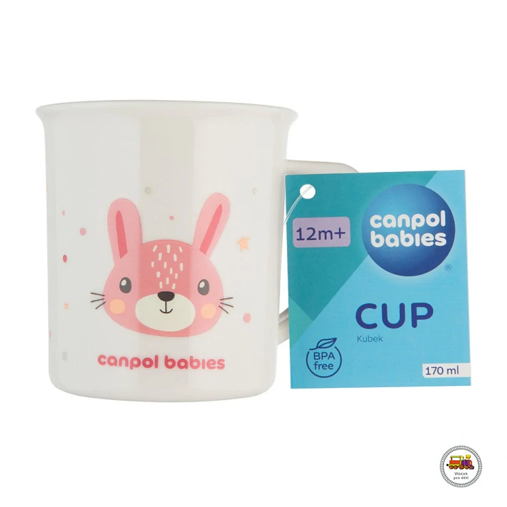 Plastový hrneček CUTE ANIMALS 170ml zajíc 4/413