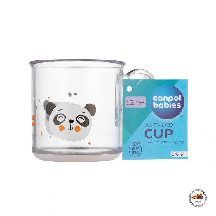 Hrneček protiskluzový EXOTIC ANIMALS 170ml transparetní 2/100