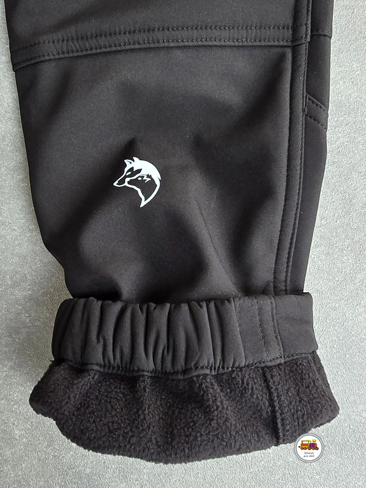 Softshellové kalhoty zateplené Wolf B2595B černé vel.128