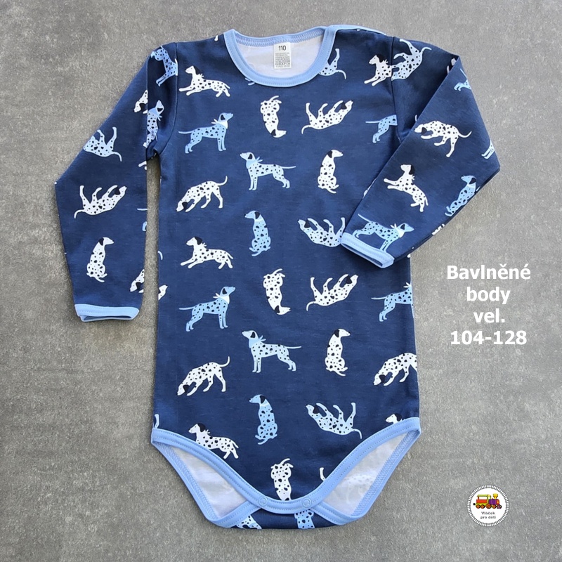 NOVINKA-Kojenecké body bavlněné Potisk