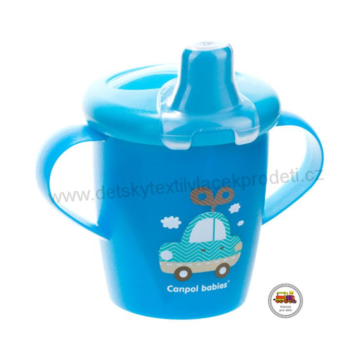 Nevylévací hrníček Anywayup s potiskem Toys z kolekce Haberman modrý new 31/200