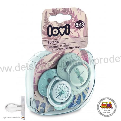 Dudlík silikonový dynamický LOVI BOTANIC 6-18 m 2ks 22/871 BOY