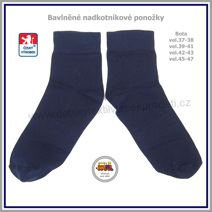 NOVINKA-Ponožky nadkotníkové bavlněné Petr vel.boty 35-38, 39-41, 42-44, 45-47
