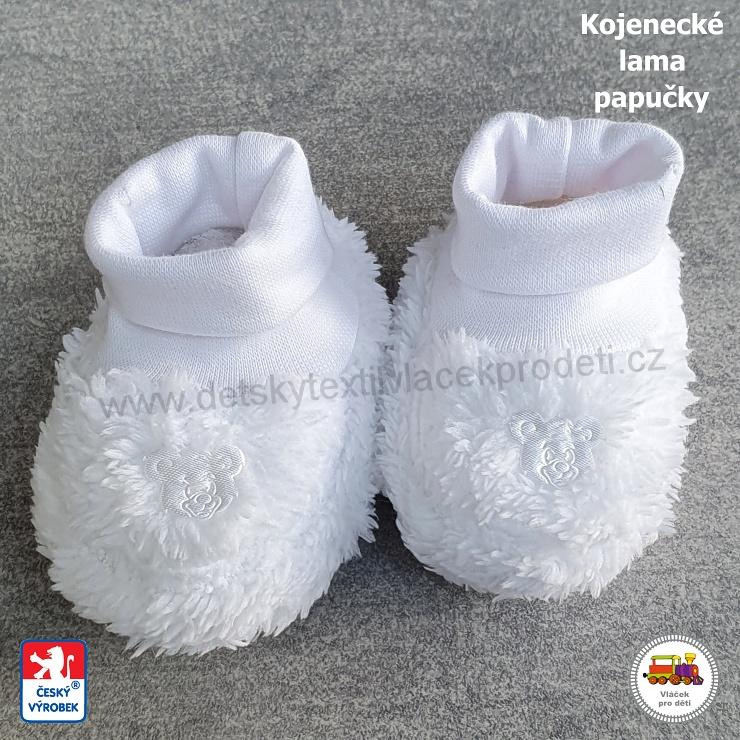 NOVINKA-kojenecké papučky Lama 
