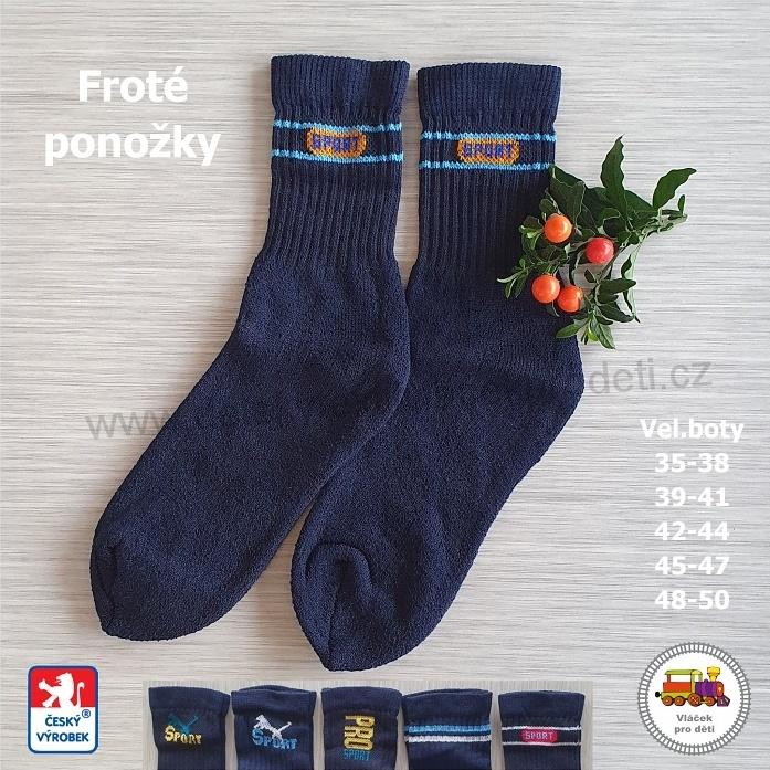 NOVINKA-Froté ponožky Petr vel.boty 35-38, 39-41, 42-44, 45-47
