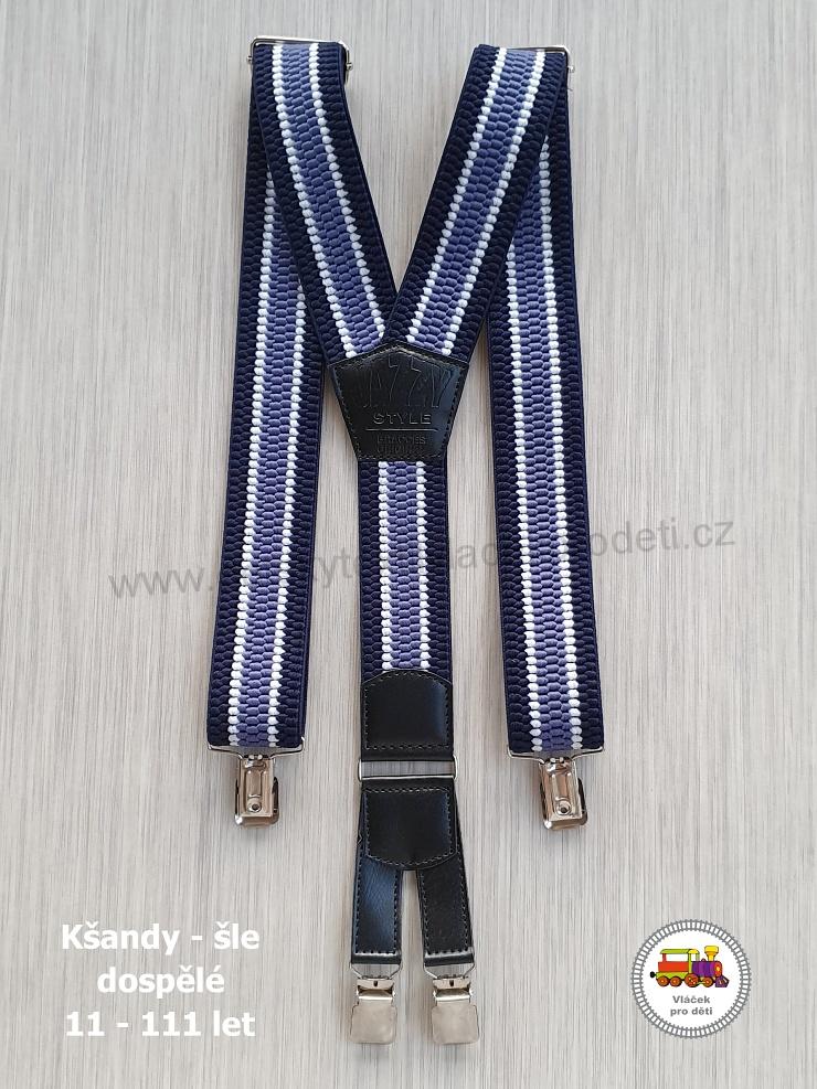 NOVINKA-Dospělé kšandy, šle pro velké kluky a holky - 4cm široká guma