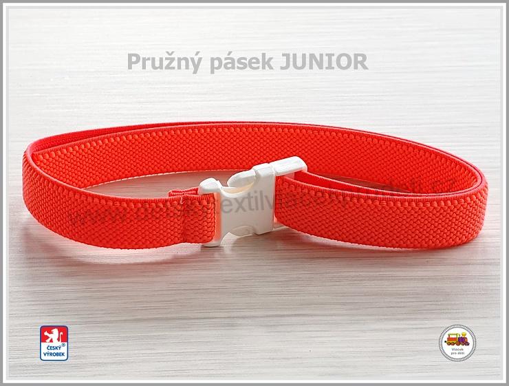 NOVINKA-Dětský pásek pružný JUNIOR odstíny růžové
