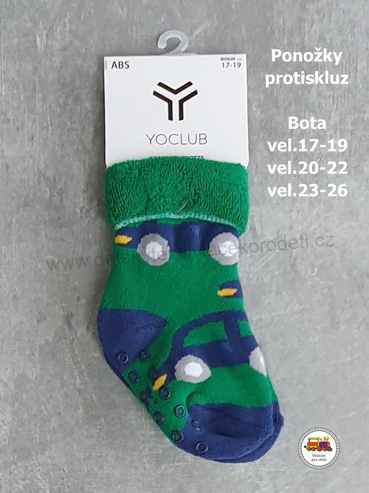 NOVINKA-Dětské ponožky YOCLUB protiskluzové ABS vel.17-19, 20-22, 23-26