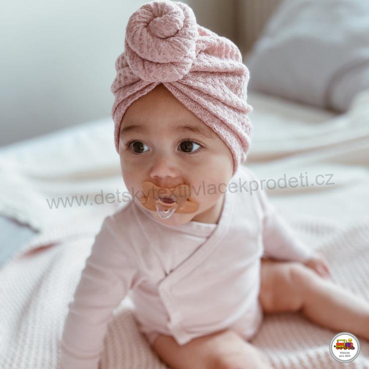 Dudlík 100% silikonový symetrický 0-6m 1ks oranžový 24/001