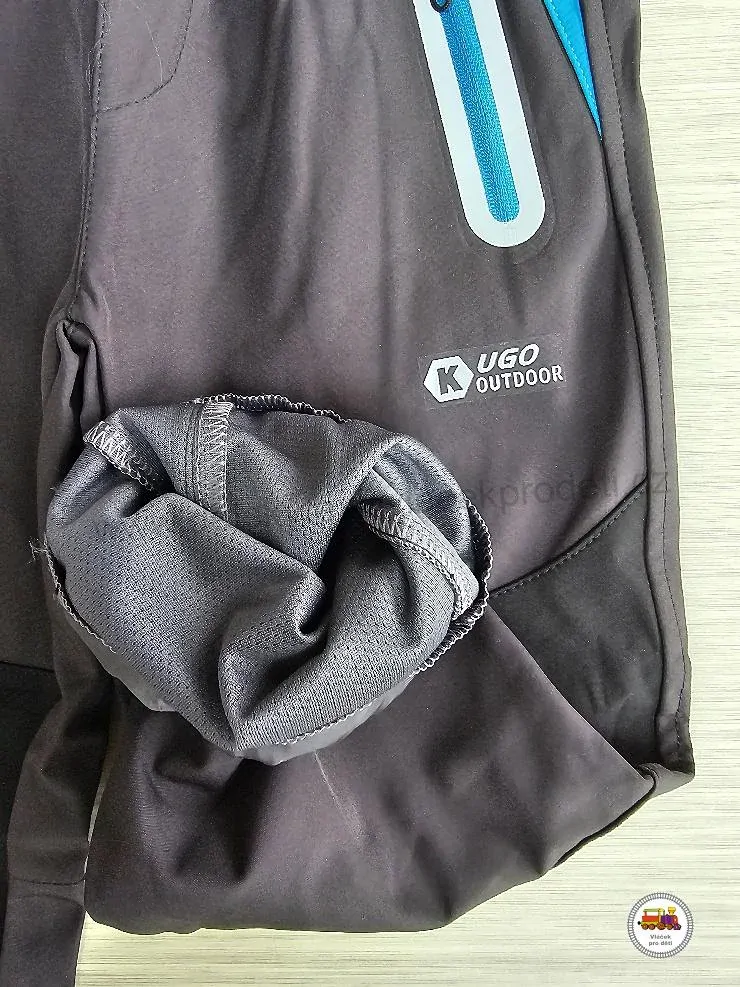 NOVINKA-Softshellové kalhoty nezateplené Kugo HK2878Q vel.116, 128, 134, 140, 146