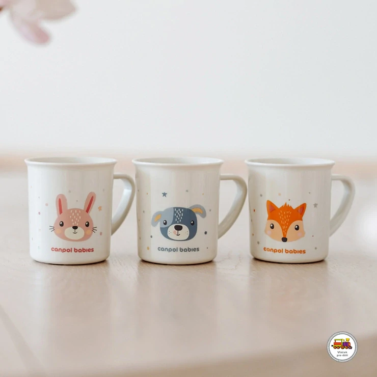 Plastový hrneček CUTE ANIMALS 170ml liška 4/413
