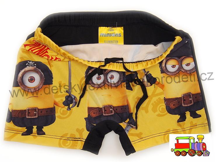 Chlapecké plavky Mimoni-Minion-Já padouch 910-435 žlutočerné vel.152