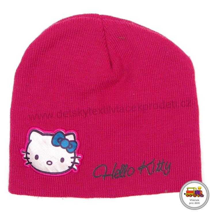 Dívčí čepice úpletová (1-7let) vel.L-XL