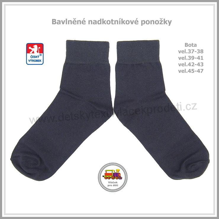 NOVINKA-Ponožky nadkotníkové bavlněné Petr vel.boty 35-38, 39-41, 42-44, 45-47