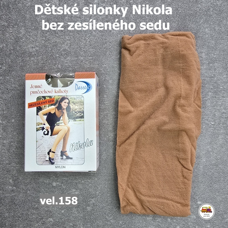NOVINKA-Silonky tělové Nikolka nezesílený sed vel.116, 122, 128, 134, 140, 146, 152, 158, 164