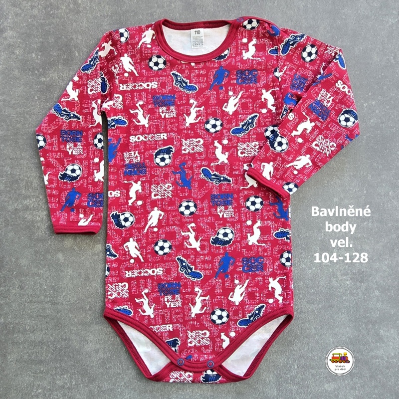 NOVINKA-Kojenecké body bavlněné Potisk