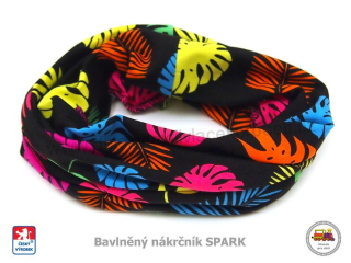 Dětský nákrčník bavlněný Spark /425/ barevná Jungle - vel. L (1-3 roky)