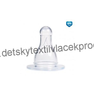 Dudlík 1-pomalý silikonový třešinka 2ks 18/115
