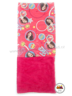 SLEVA-Nákrčník, šála, šátek růžový Soy Luna 850-335 tm. růžový