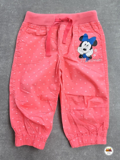 Šortky dívčí plátěné Minnie Mouse GCW42234 jahodové vel.122