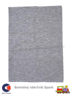 Dětský nákrčník bavlněný Spark /495/ šedý - vel. XL (3-X let)