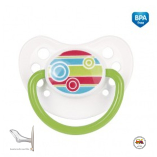 Šidítko 0-6m silikonové anatomické PICNIC 23/344 zelené