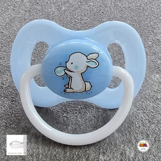 Šidítko 6-18m silikonové symetrické Little Cutie 23/266 modré