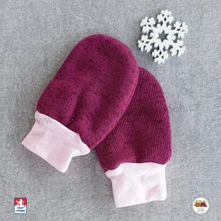 Dětské zimní rukavice Oliver fuchsie vel. 74 