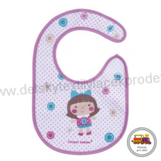 Bryndák froté 1 ks Holčička 15/109 růžový