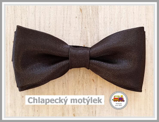Dětský motýlek chlapecký černý č.135