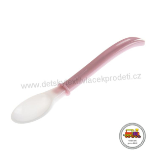 Silikonová lžička 21/488 růžová new