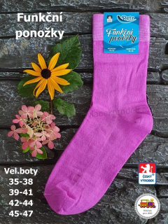 Funkční ponožky Petr /829/ neonově fialové vel.35-38