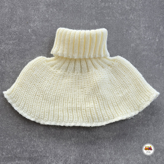 Dětský pletený nákrčník - smetanový