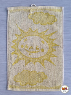 Dětský ručník silnější froté /č.1/ Žluté sluníčko