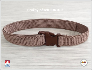 Dětský pásek pružný JUNIOR /10/ béžový
