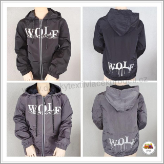 NOVINKA-Bunda šusťáková tenká Wolf B2967 vel.134, 140