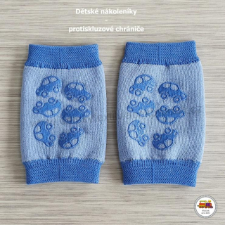 Dětské nákoleníky - protiskluzové chrániče na kolena /č.1/ modré