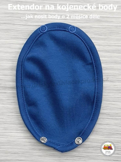 Extendor k prodloužení kojeneckého body /94/ jeans