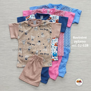 NOVINKA-Dětské pyžamo letní vel. 86, 92, 98, 104, 110, 116, 122, 128