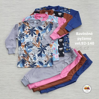 NOVINKA-Dětské bavlněné pyžamo vel. 92, 98, 104, 110, 116, 122, 128, 134, 140
