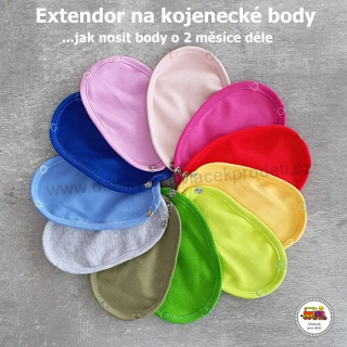 NOVINKA-Extendor k prodloužení kojeneckého body