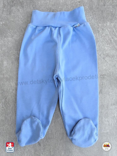 Kojenecké bavlněné polodupačky /599/ modré vel. 68