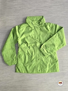 Tenká dívčí bunda šusťáková Wolf B2961 limetkově zelená vel.122