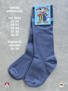Dětské podkolenky bavlněné Petr /08/ jeans vel.29-30