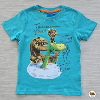 Chlapecké tričko bavlněné JM65164 Tyrannosaurus Habitat na zelené vel.116