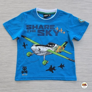 Chlapecké tričko bavlněné KTJM45114 Planes na modré vel. 98-104
