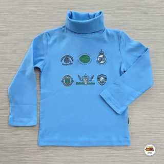 Chlapecký rolák bavlněný Wolf S2368 modrý vel.104